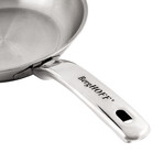 BergHOFF Belly Shape 18/10 Stainless Steel 6.25" Sauce Pan with Glass Lid, 1.5qt.