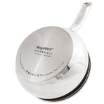 BergHOFF Belly Shape 18/10 Stainless Steel 6.25" Sauce Pan with Glass Lid, 1.5qt.