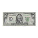 1934 A $ 50 Federal Reserve St Louis # 855