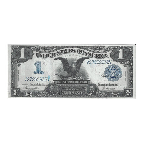 1899 Error $ 1 Silver Certificate "Black Eagle" Note # 932