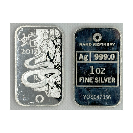 2013 Year Of The Snake Silver