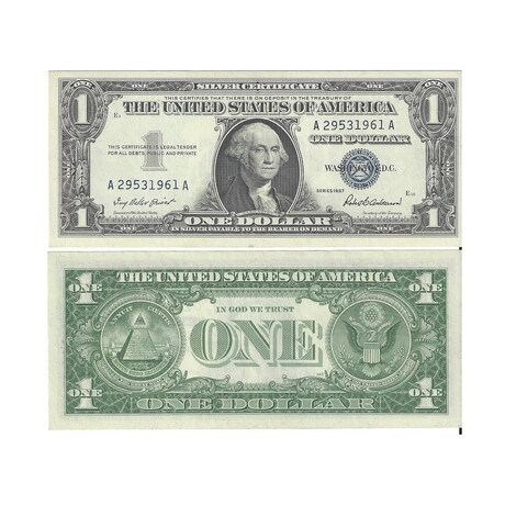 1957 $ 1 Silver Certificate