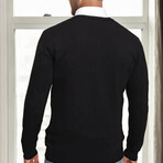 V-Neck Sweater // Black (S)