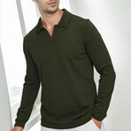 Jhonny Collar Sweater // Khaki (S)