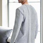 Wide Crewneck Sweater // Gray (S)