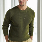 Crewneck Sweater // Light Khaki (S)