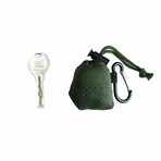 Mini Carry: Micro Bag // Key Chain Shopping Bag (Green)