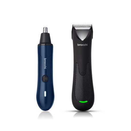 Precision Edge and Nose Trimmer Set // Black/Blue