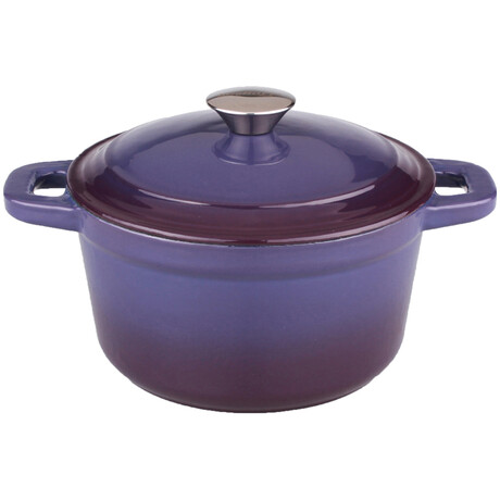 Cast Iron 3qt. Round Dutch Oven 8" with Lid (Grey)