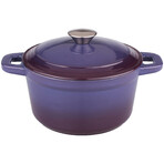 Cast Iron 3qt. Round Dutch Oven 8" with Lid (Grey)