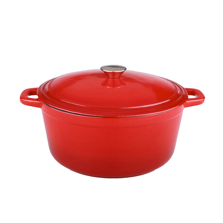 Cast Iron 5qt. Oval Dutch Oven 11.5" with Lid (Pink)