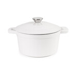 Cast Iron 3qt. Round Dutch Oven 8" with Lid (Grey)