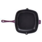 11" Cast Iron Square Grill Pan (Pink)