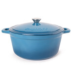 Cast Iron 7qt. Round Dutch Oven 11" with Lid (Blue)