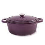 Cast Iron 5qt. Oval Dutch Oven 11.5" with Lid (Pink)