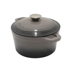 Cast Iron 3qt. Round Dutch Oven 8" with Lid (Grey)