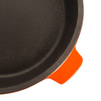 10" Cast Iron Fry Pan (Red)