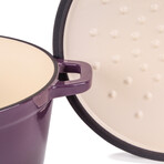 Cast Iron 7qt. Round Dutch Oven 11" with Lid (Pink)