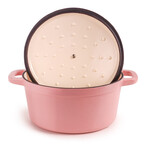 Cast Iron 7qt. Round Dutch Oven 11" with Lid (Pink)