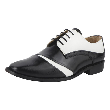 Tour // Leather Oxfords // Black + White (US: 8.5)