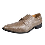 Liam // Leather Crocodile Print Oxford Shoes  // Morse (US: 9)