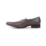 932 // Leather Loafers Shoes // Brown (US: 9)