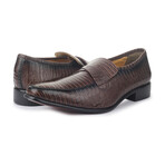 932 // Leather Loafers Shoes // Brown (US: 9)