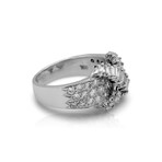 18K White Gold Diamond Ring // Ring Size: 8.25 // Pre-Owned