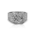 18K White Gold Diamond Ring // Ring Size: 8.25 // Pre-Owned