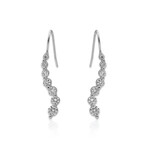 14K White Gold Diamond Earrings // Pre-Owned