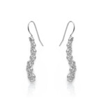 14K White Gold Diamond Earrings // Pre-Owned