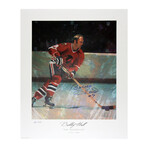 The Golden Jet Signed Lithograph Ltd. Ed. - Bobby Hull - Chicago Blackhawks