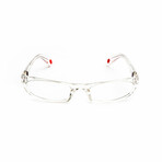 Unisex // Bugatti Clear Unisex Eyeglasses // Clear + Clear