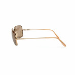 Unisex // Modo Gold Mirror Square Unisex Sunglasses // Gold + Gold Mirror