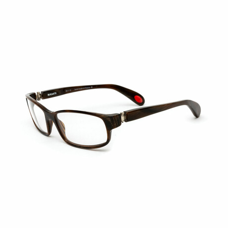 Unisex // Bugatti Brown Unisex Eyeglasses // Brown + Clear