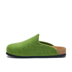 Favor Wool Clog Slipper // Green (Euro: 42)