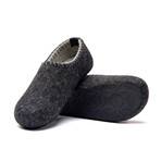 Yew Wool Slipper // Dark Grey + Gray (Euro: 39)