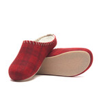 Pine Wool Clog Slipper // Red (Euro: 38)