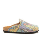 Favor-Pr MC1 Printed Wool Clog Slipper // Multicolor (Euro: 37)