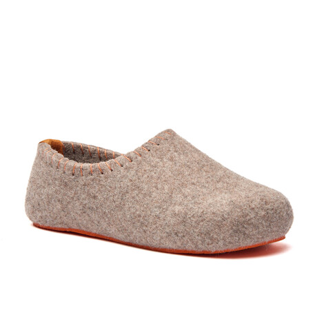 Yew Wool Slipper // Brown (Euro: 35)