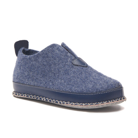 Ivy Wool Slipper // Navy (Euro: 35)