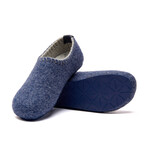 Yew Wool Slipper // Navy + Gray (Euro: 39)