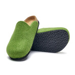 Favor Wool Clog Slipper // Green (Euro: 40)