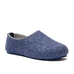 Yew Wool Slipper // Navy + Gray (Euro: 42)