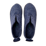 Ivy Wool Slipper // Navy (Euro: 43)