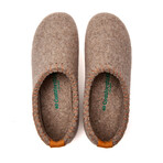 Yew Wool Slipper // Brown (Euro: 35)