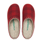 Pine Wool Clog Slipper // Red (Euro: 35)