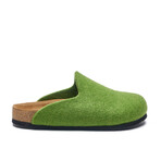 Favor Wool Clog Slipper // Green (Euro: 41)