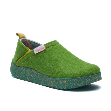 Lumi-W Wool Slipper // Green (Euro: 35)