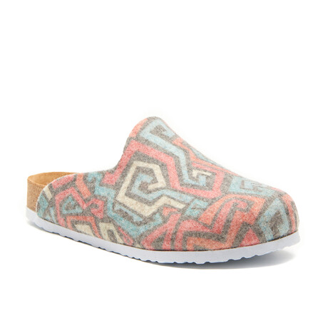 Favor-Pr MC2 Printed Wool Clog Slipper // Multicolor (Euro: 35)